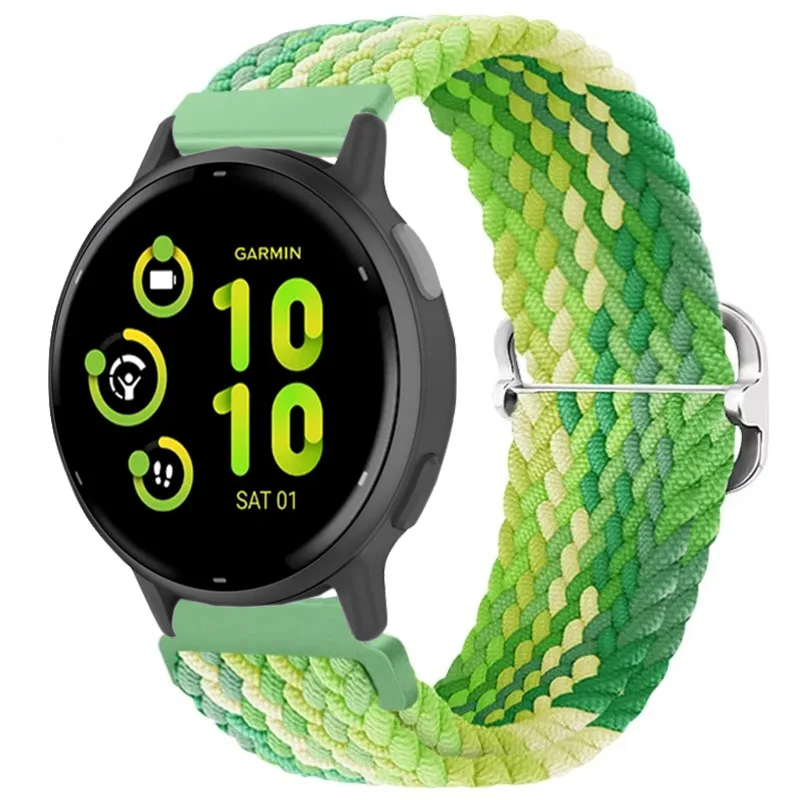 Nylon Braided Solo Loop Strap - 20mm/22mm Sports Bracelet Wristband