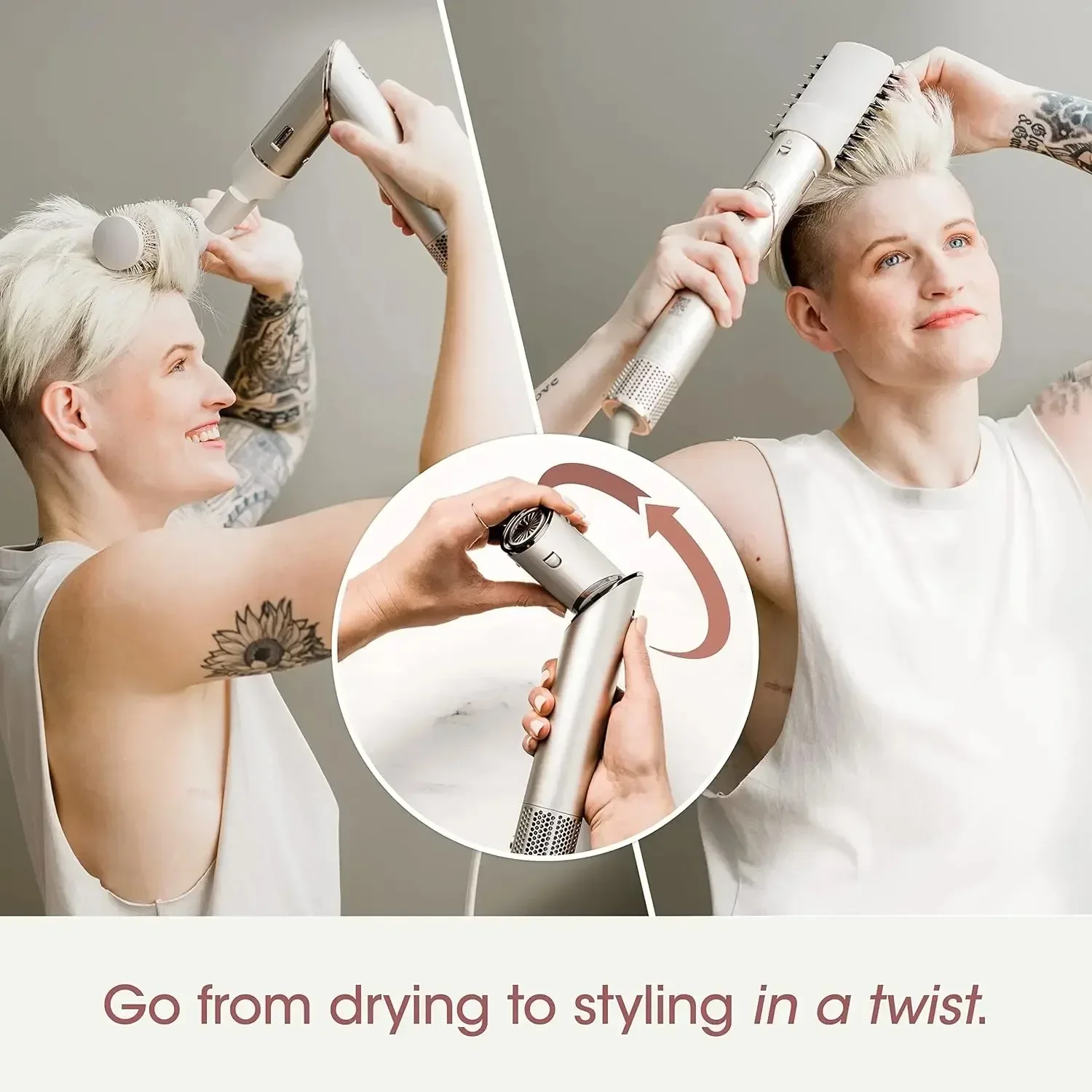 Professional Shark FlexStyle Negative Ion Hair Dryer&Airwrap Powerful Blow Dryer Brush & Multi-Styler Hair Curlers Styling Tools 5