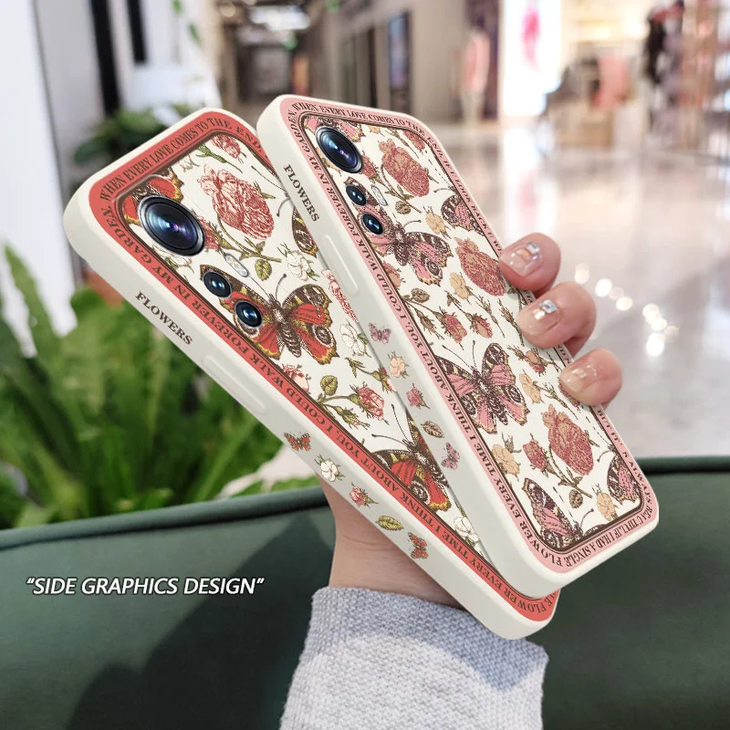 Classicism Flower Design Phone Case