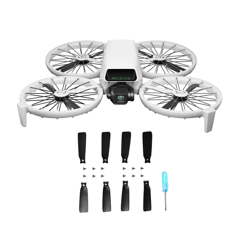 Hélice Silencieuse Flip 4022F pour DJI FLIP - Lot de 8 Pales + Vis + Tournevis