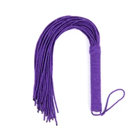 50cm Nylon Binding Handle Nylon Tassels Horse Whip Riding Crop Flogger Paddle Slapper Horse Training Dressage Whips 2