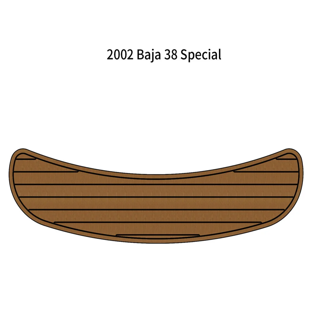 2002 Baja 38 Special Swim Platform Step Mat Boat EVA Foam Teak Deck Flooring Pad Backing Self Adhesive SeaDek Gatorstep Style 2018 monterey 268 ss swim platform step pad boat eva foam faux teak deck floor seadek marinemat gatorstep style self adhesive