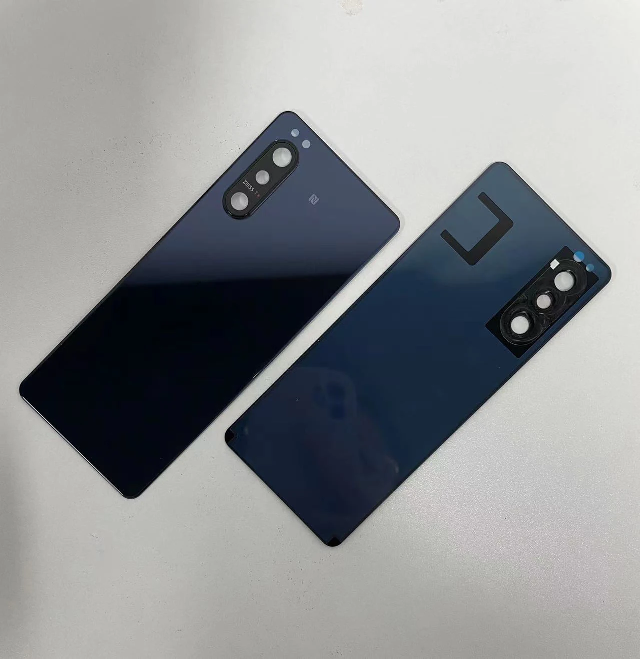 Kit Sostituzione Vetro Posteriore Per Sony Xperia 5 IV Con Adesivo E Strumenti - Cover Batteria Colore Nero