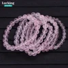 AAA Natural Mozambique Glassy Pink Quartz Beads 7-9mm Rose Crystal for Jewelry Making & Healing | Love Energy Gemstone Beads 2