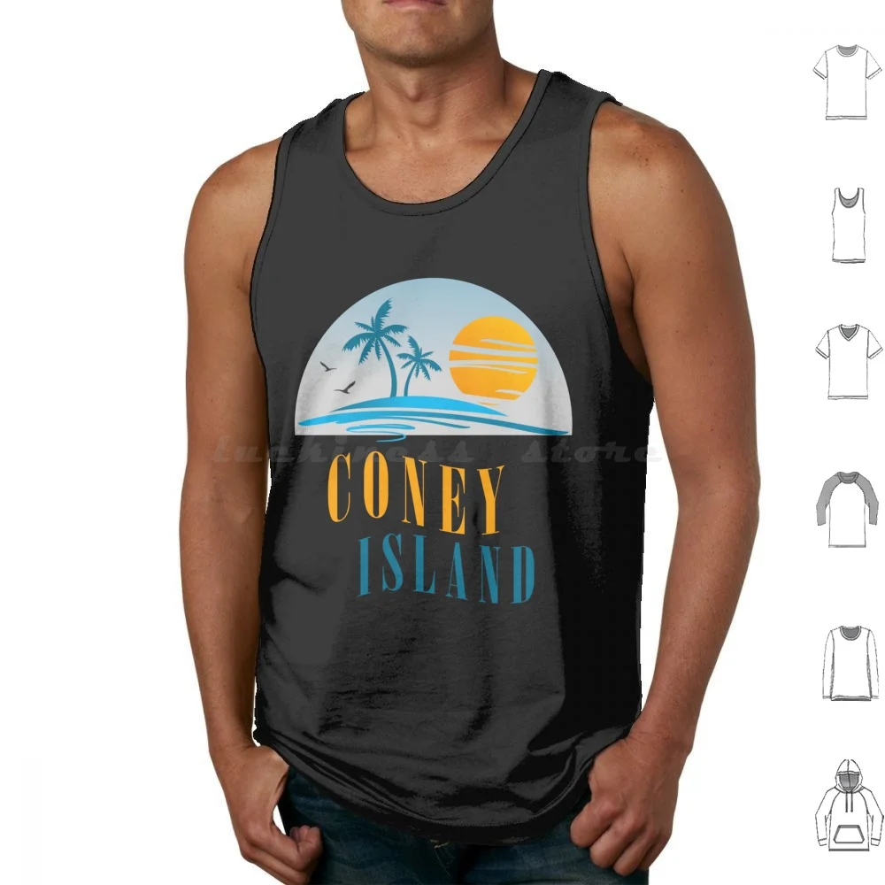 

Топы Nathans Coney Island-Summer Vibes с принтом, хлопковые топы Nathans Coney Island Nathans известные Nathans