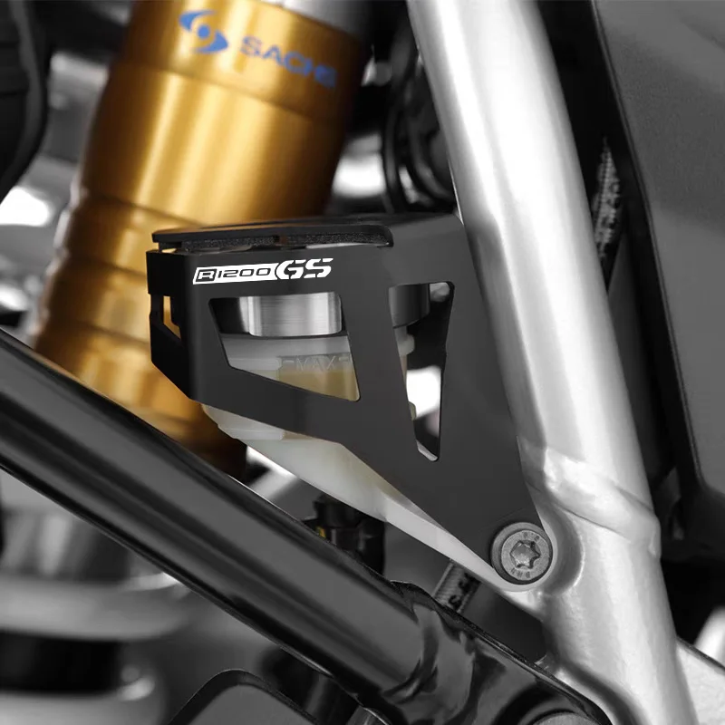 Motorcycle Rear Brake Pump Fluid Tank Oil Cup Reservoir Guard Cover For BMW R1200GS R1250GS R 1250 GS R 1200 GS Adventure LC