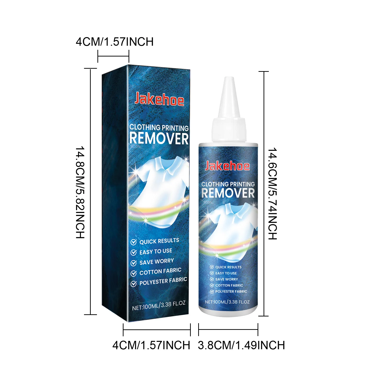 Clothing Printing Remover Clothing Cleaning Fabric Printing Pattern Letter Cleaning Remover Protect Clothing Adhesive Remover