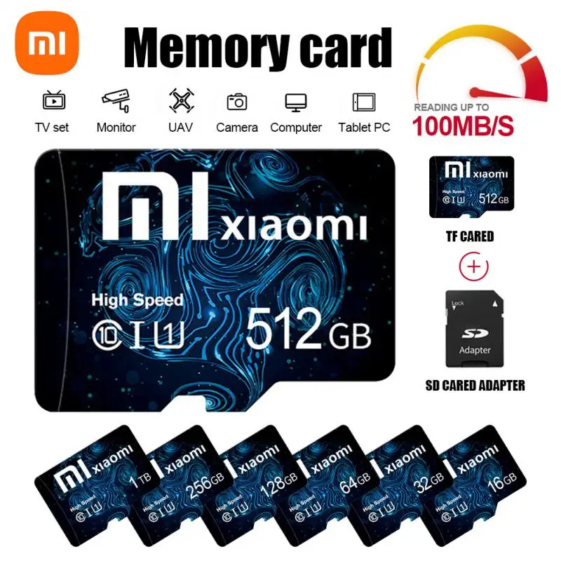Xiaomi Micro Memory Sd Card 128Gb 64Gb 256 Gb Sd Card Sd/Tf Flash Card 64 128 256 Gb 1Tb Scheda Di Memoria Per Telefono Camer