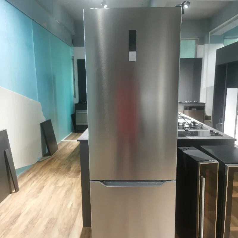 310L Freestanding Refrigerator Fridge 224L+Freezer 86L,Silver 2