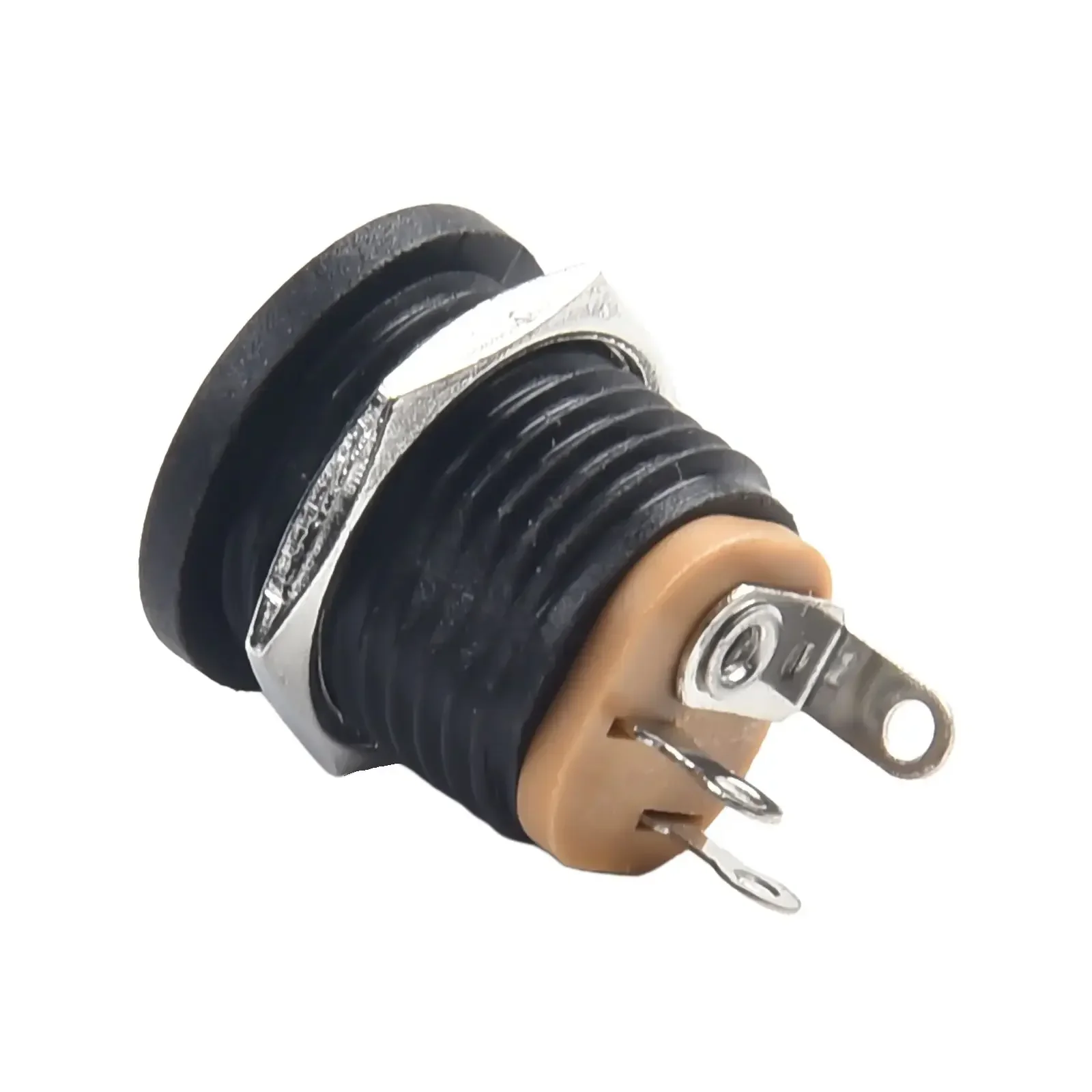 Socket DC Power Plug 5 Pair 1A-5A Mount Nut Quick Connect Replacement Black Connector Male Female Socket Panel