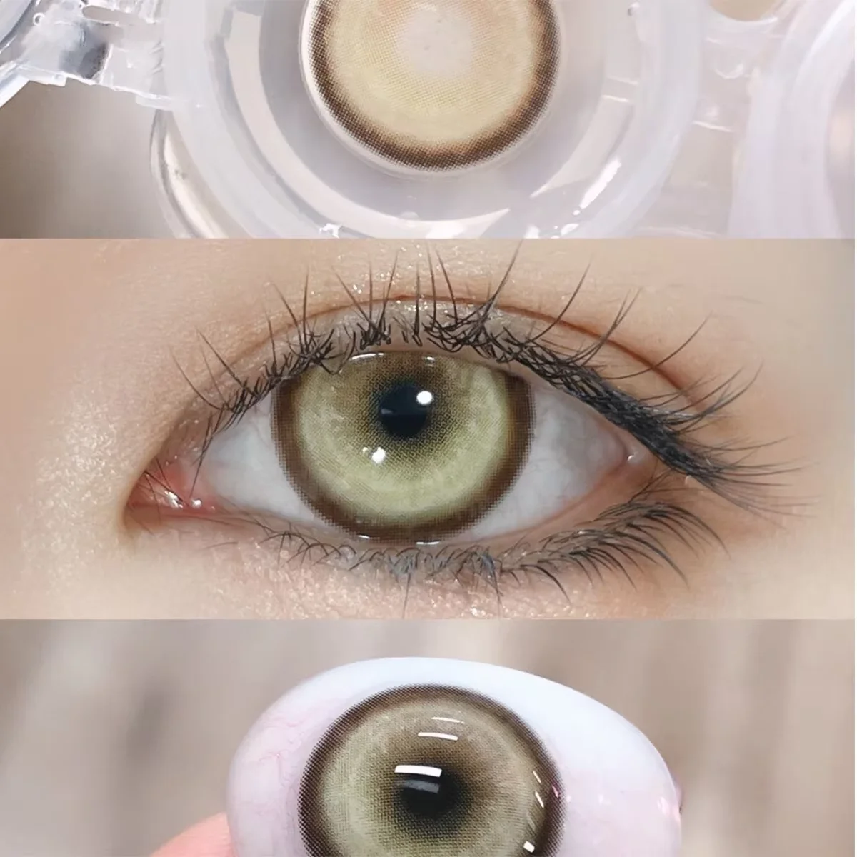 Colorful Cosplay Koi Contact Lenses for Halloween - 1 Pair, Multiple Shades