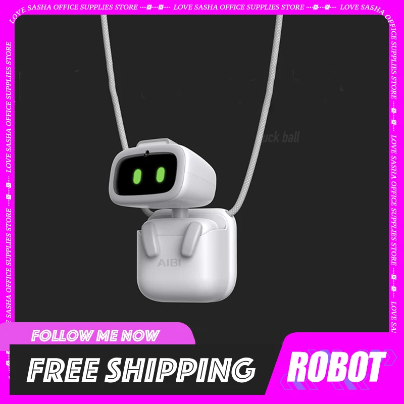 Aibi Robot de bolsillo para mascotas, juguete de compañero, interacción emocional, Chat, rompecabezas de cámara, inteligencia Artificial, regalo para mascotas de escritorio