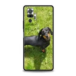 Dachshund Silhouette Dog Design Phone Case - Cute and Stylish Cover for Redmi Note 14 Pro5G (A1)