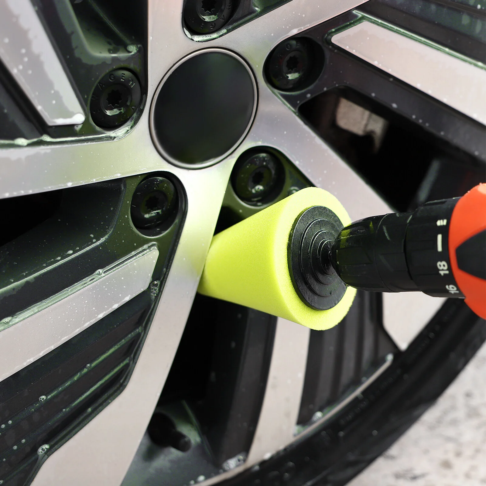 

Inch Auto Cars Polishing Pad Cone-Shaped Cars Polisher Foam Pad Polishing Wax Tool For Cars Carse Accessories Styling