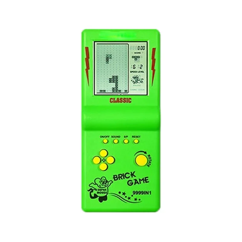 Handheld Game Console Portable Classic Game Console BRICK GAME Handheld Players Nostalgic Educational Toys Pocket Elderly Childhood Boy Gift
