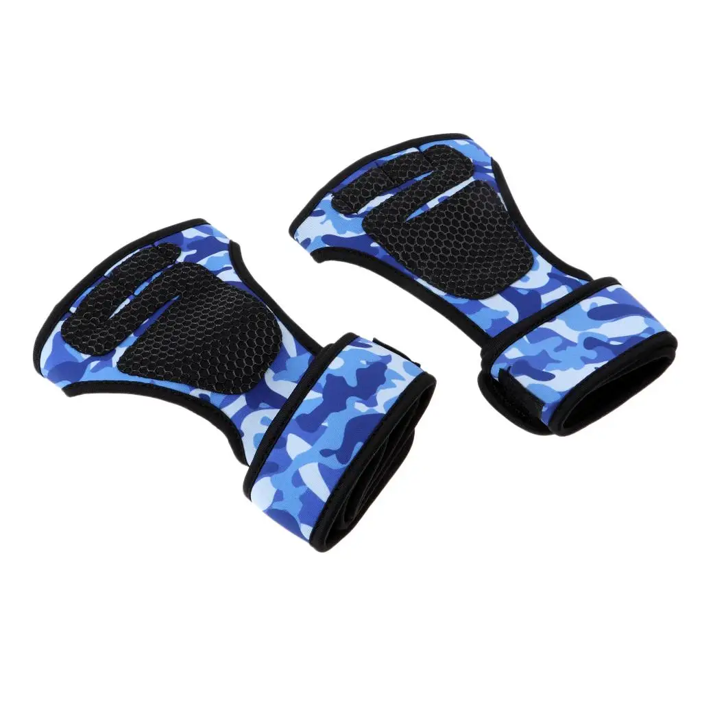 Pair Weight Lifting Training Gym Gloves Full Palm Wrist Support Wrap