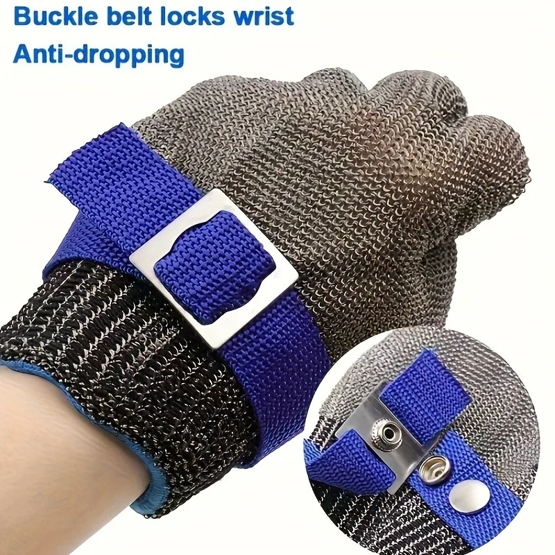 Anti-cut Gloves Cut Resistant Stainless Steel Wire Metal Mesh Butcher Protect Anti cut gloves cut resistant gloves protective gloves
