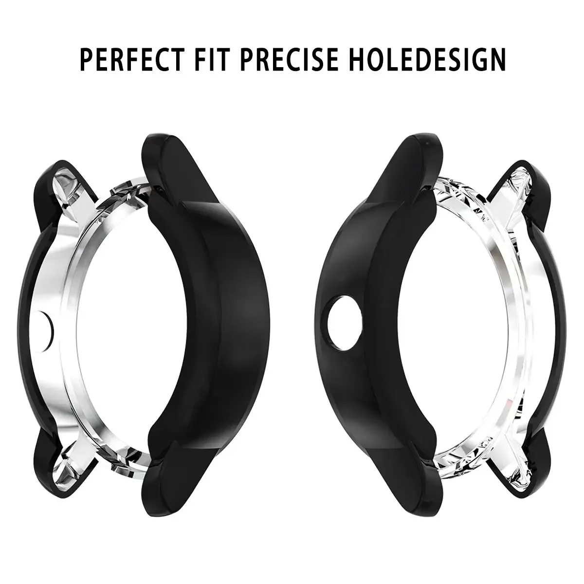 Premium TPU Plating Screen Protector Case Frame Bumper
