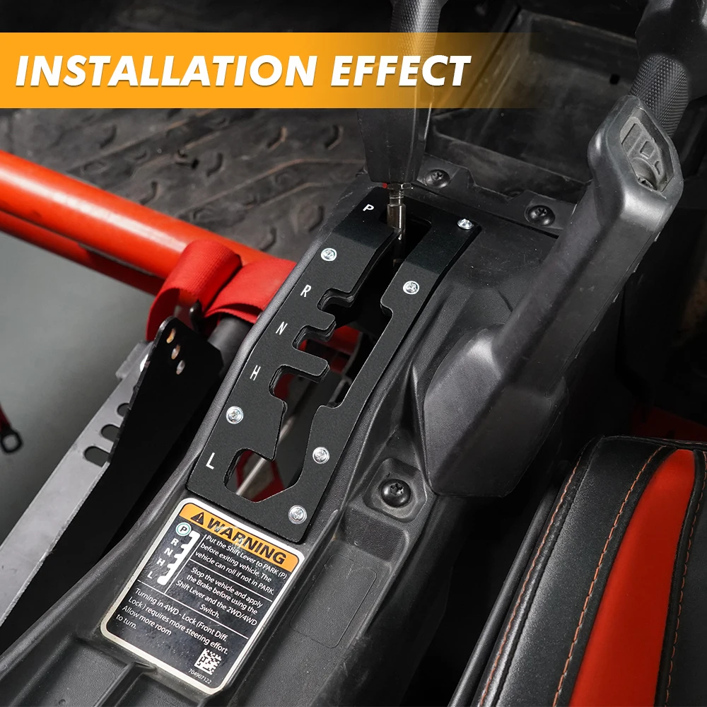 Für CAN AM Shift Shifter Tor Platte Panel Abdeckung Schutzfolie UTV für Can-Am Maverick X3 Max R 4x4 Turbo DPS 2017-2023 2019 – Detail 12