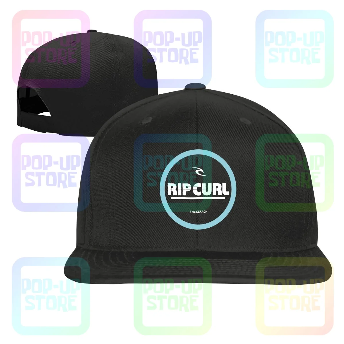 Rip Curl Search Series Upf50 Snapback Cap Baseball Caps Retro Vintage Adjustable