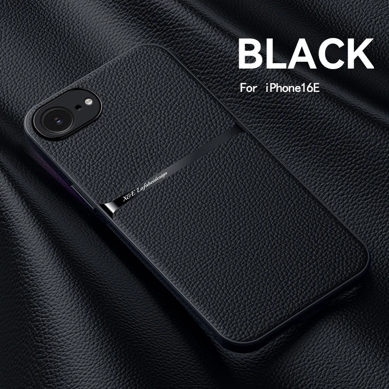 Elegant Leather Magnetic Phone Case - Shockproof and Secure Protective Cover