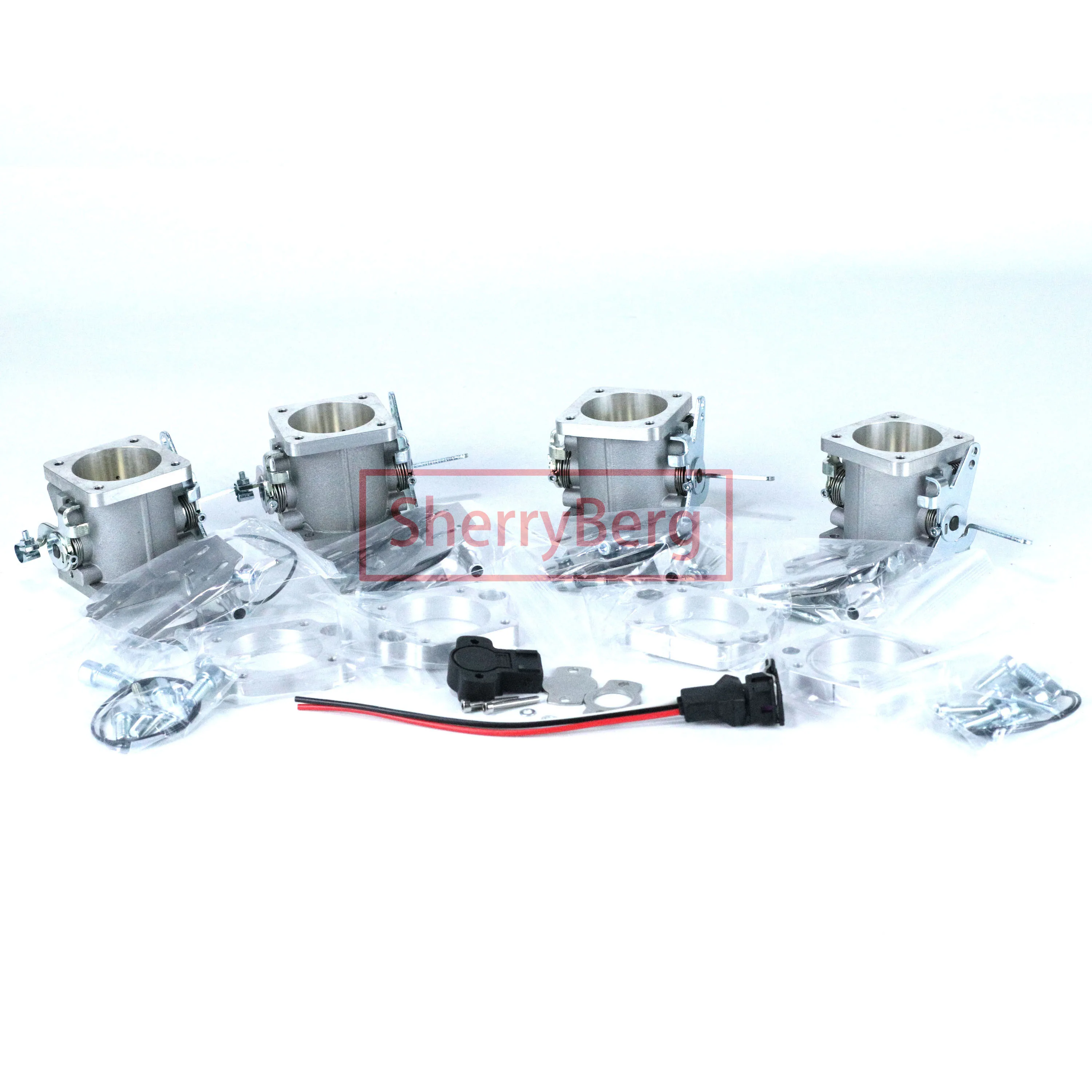 

SherryBerg SF single 45dcoe 45 мм алюминиевый корпус дроссельной заслонки топлива для Weber Jenvey EMPI DCOE Впускной вход TH TB 2 пары + TPS