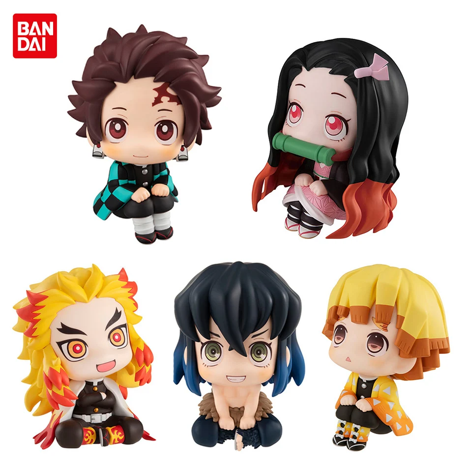 Аниме Фигурка 7 см рассекающий демонов Nezuko Tanjirou Zenitsu Inosuke Kyoujurou Kanawo Kawaii игрушка Q