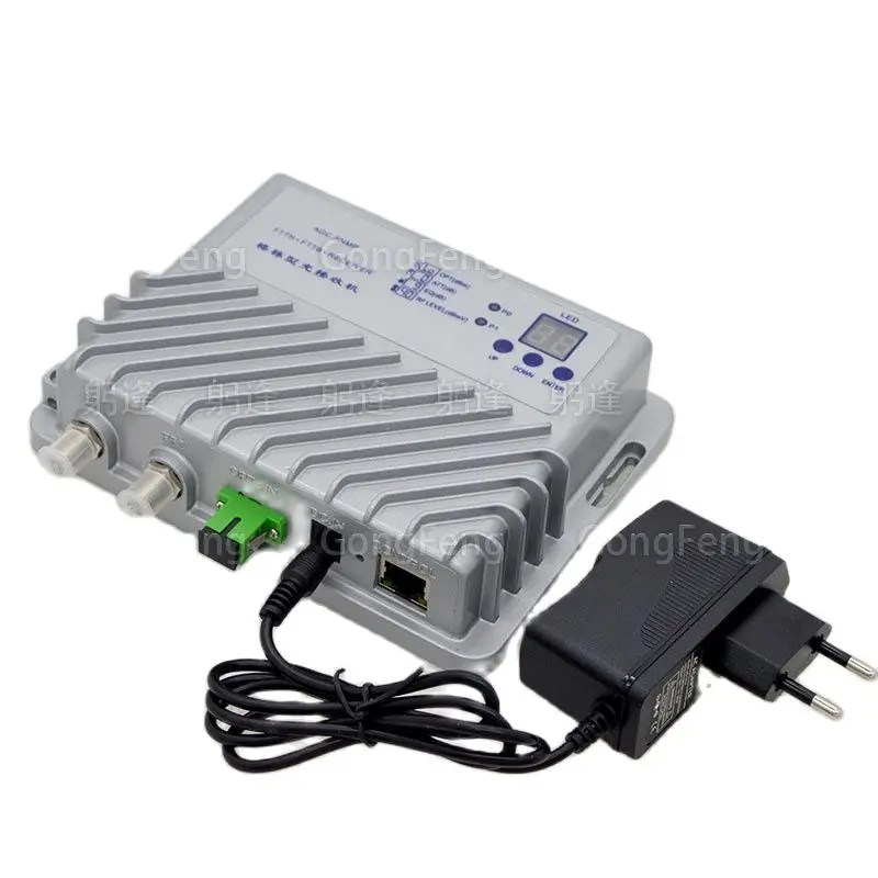 New AS-1000M/D2 Broadband Optical Receiver 1100~1600nm FTTH/FTTB Digital Television SC/APC Optical Receiver With AGC,ATT,EQ smf 1set ftth fttb fttx network ftth more than 5 10 years fh pon olt platform dc optical line terminal brand new epon gpon 10g