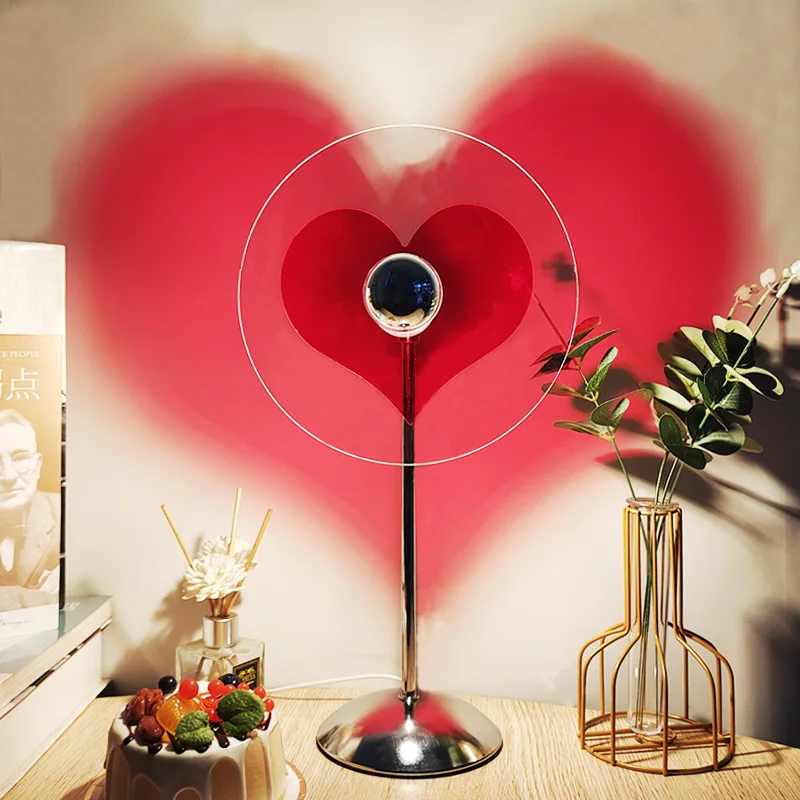 Sunset Desk Lamp Projection Wedding Decoration Night Light DIY Love Atmosphere Lamp Creative Lighting USB Plug In Bedside Lamp