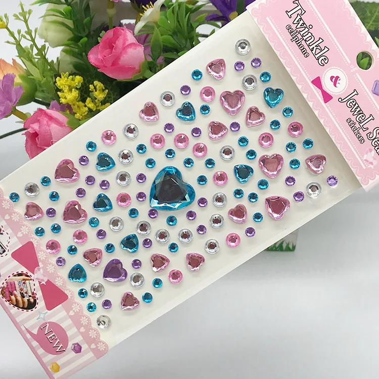 Rhinestones Stickers Music Festival Halloween Face Crystal