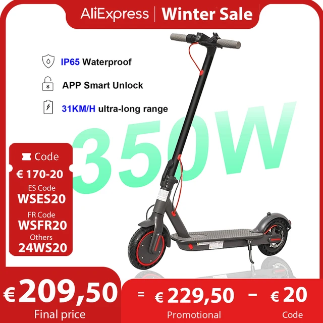 JUICEASE-Trottinette Électrique Pliable pour Adulte, Xiaomi Smart, 365GO,  350W, 7,8 Ah, 31 km/h