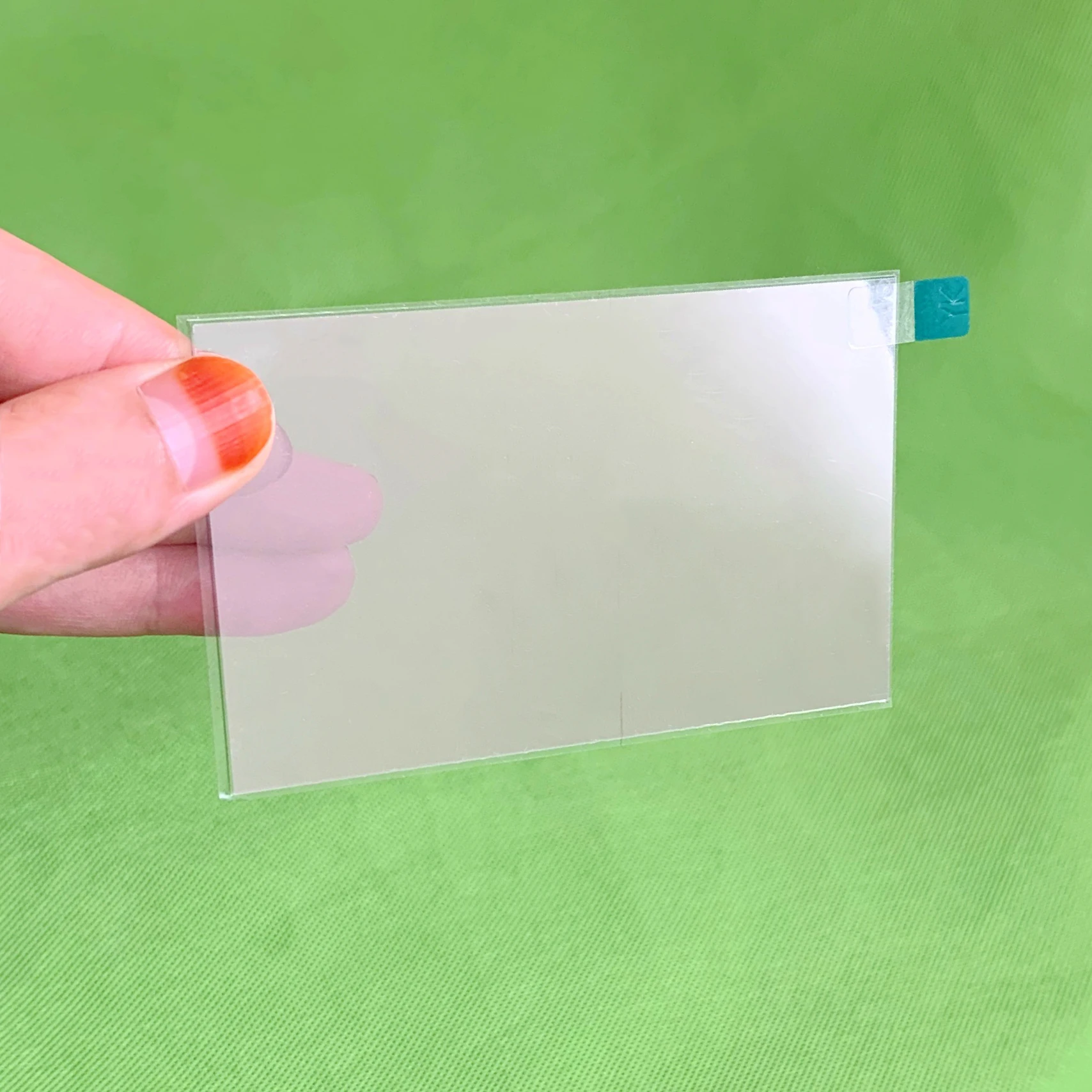 145x85mm DIY Projector Heat Insulation Lens HD Brighten Polarizer Film Thermal Polarized Glass Yellow Screen Burned Repaire