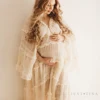 Don&Judy Bohemian Maternity Wedding Dresses Elegant Ruffles Pleated Chiffon Beach Party Bride Long Gown Rustic Vestidos De Novia 1