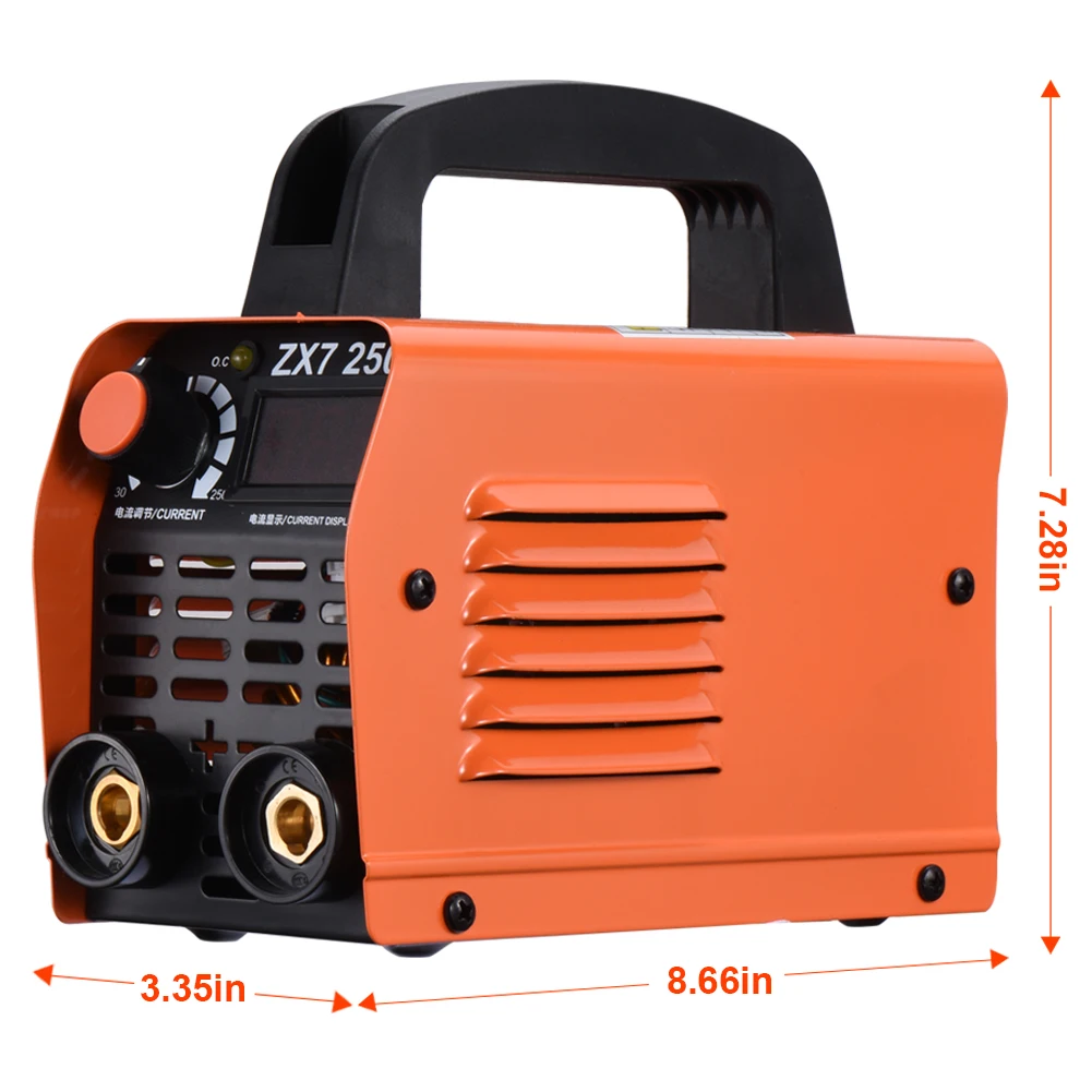 Portable Welder Inverter Welding Machines High Quality 220V 250A ZX7-250 With Digital display DC Rated input power