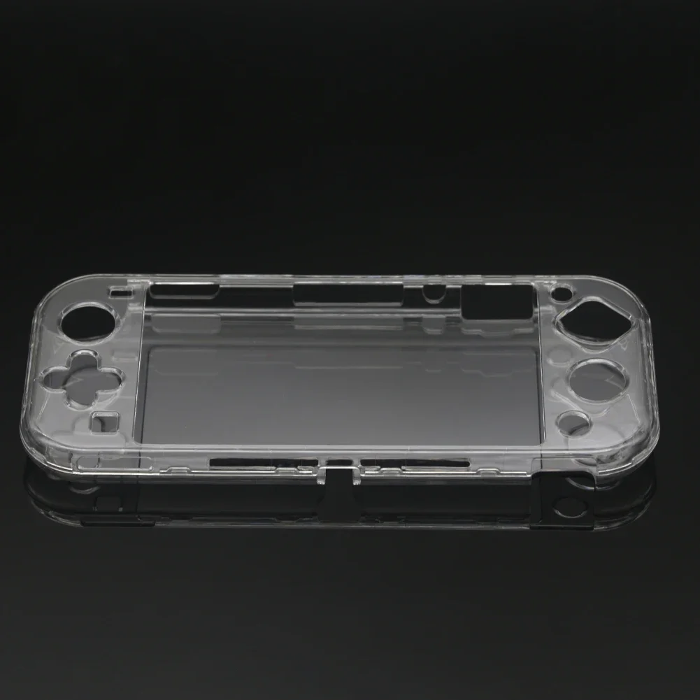 Durable Shell Frame Fit Wear-resistant Crystal Transparent Case Protecive Cover PC Skin Fit for Nintend Switch Lite
