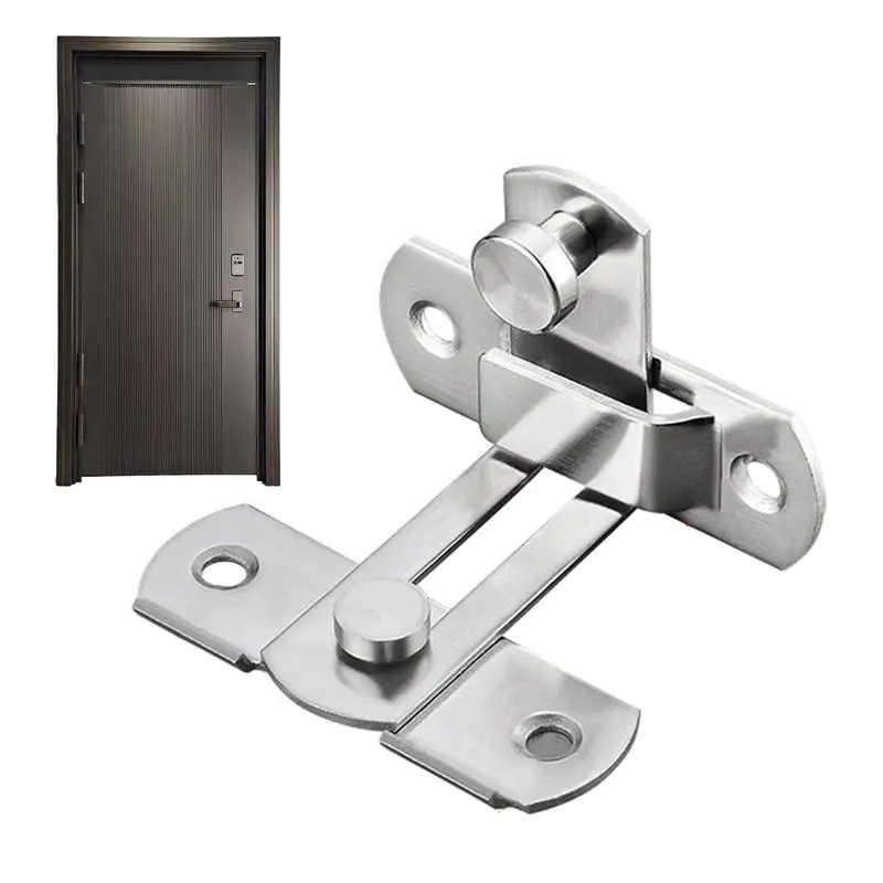 

Sliding Barn Door Lock Stainless Steel Door Bolt for Doors and Gates Safety Door Lock Bolt with Screws for Home Yard and Garden