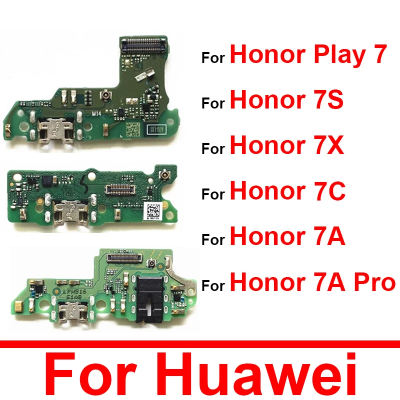 

USB Charger Port Dock Board For Huawei Honor Play 7 7A 7C 7X Pro 5.7in 5.45in USB Charging Jack Board Repair Parts