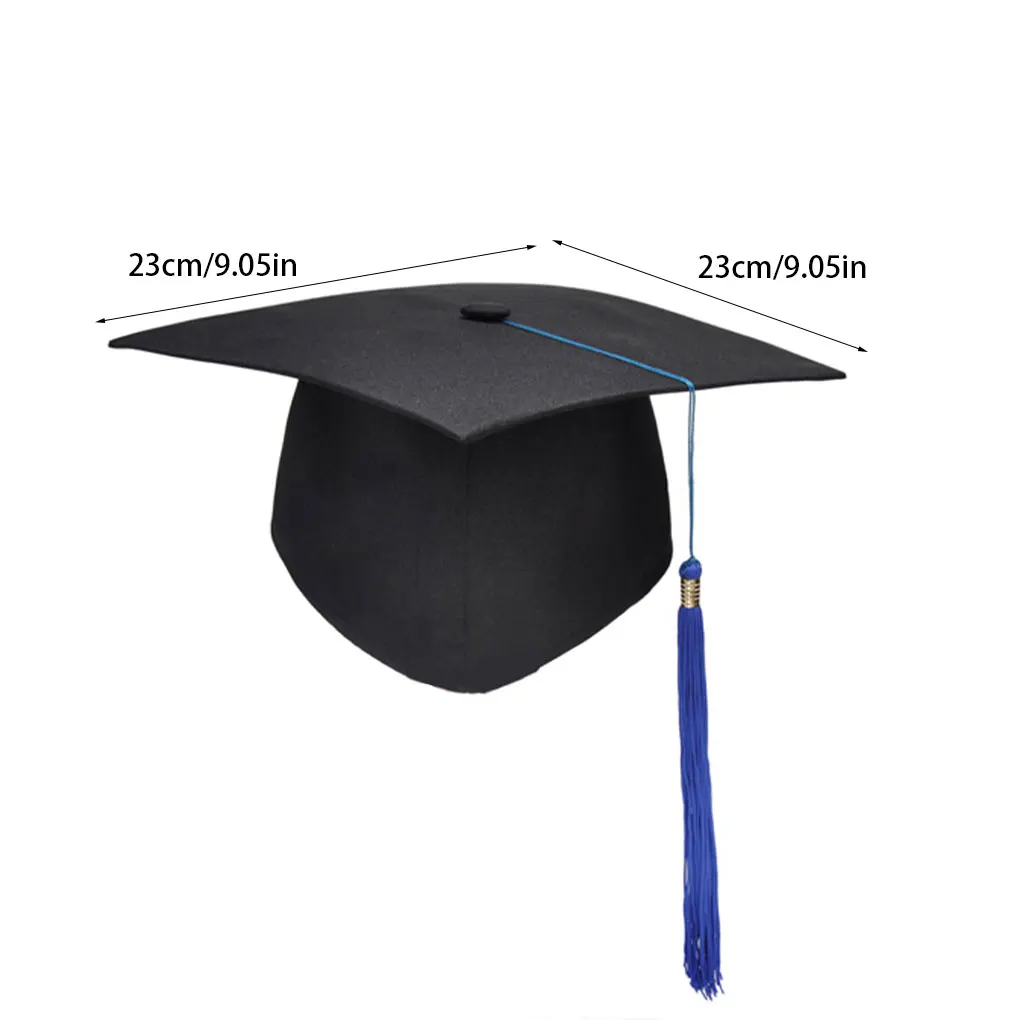 Academic Hat Headwear Academy Souvenir Caps Decoration Cosplay Supplies DIY Unisex Closure Graduation Hat Headmaster/Red graduation hat