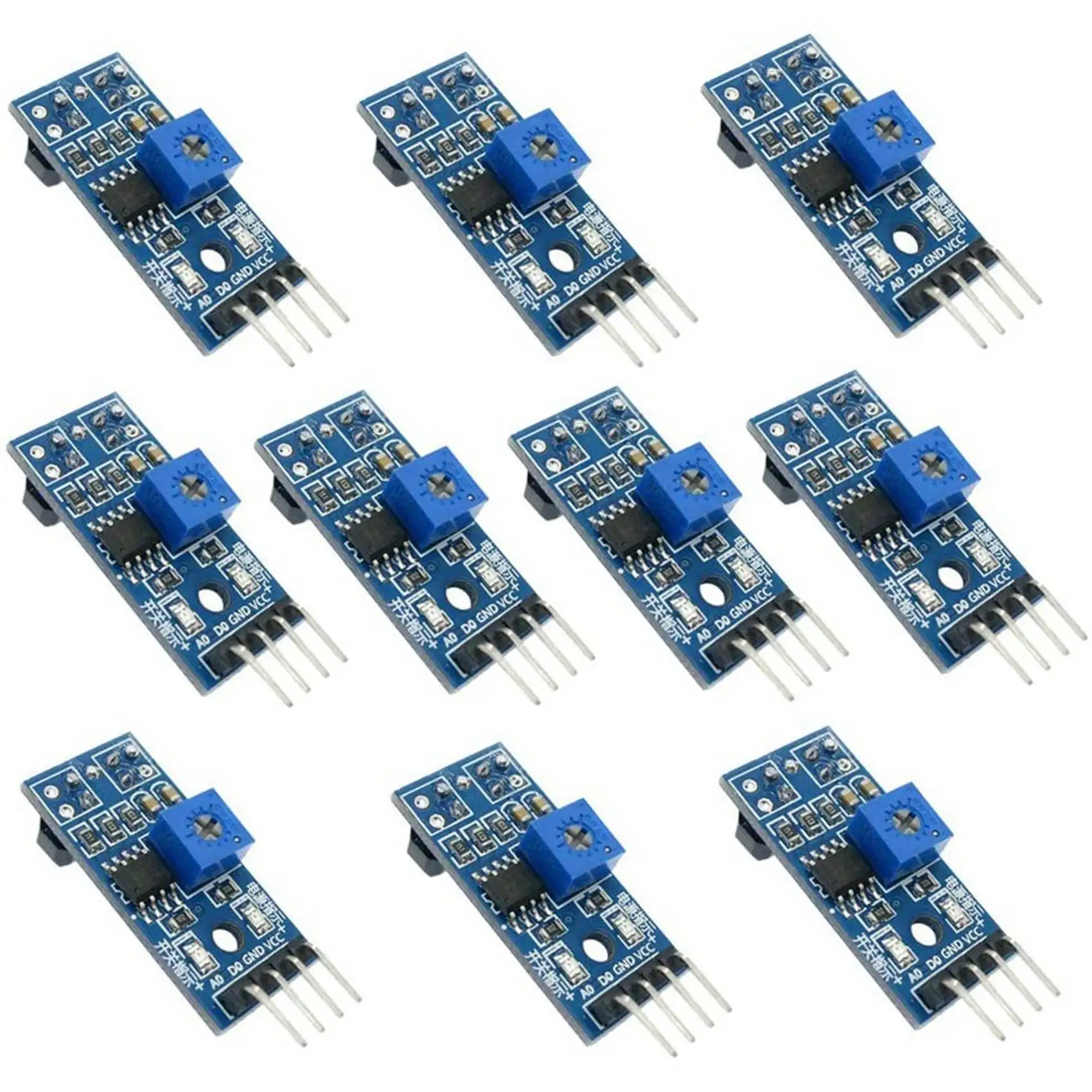 【기념일 세일】60PCS TCRT5000 적외선 반사 센서 모듈 Arduino Smart용 IR 배리어 라인 트랙 광전 스위치