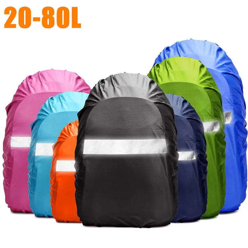 2080LHiVisibilityBackpackRainCoverwithReflectiveStrip100
