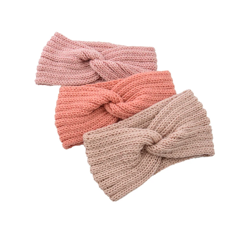 

Winter Warm Headband For Women Woolen Knitting Headbands Hair Accessories Wool Knitted Elastic Headband Girls Hairband Headwear