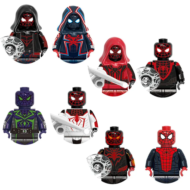 

G0120 Superhero Mini Building Blocks Anime Figure Spider Man Image Children Puzzle Assembly Toy Bricks Kid Festival Small Gifts