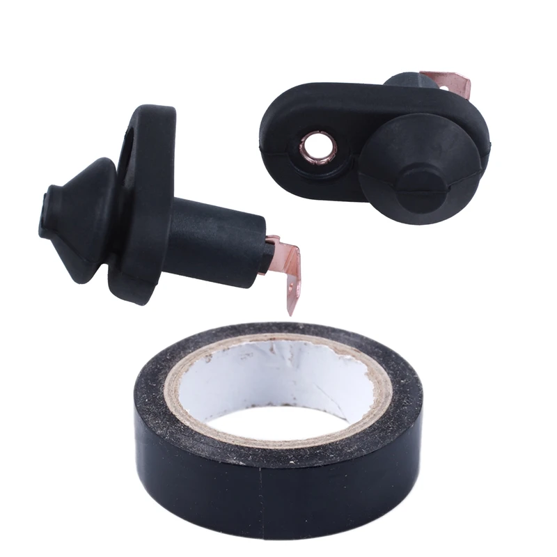 자동차 & 1Pcs 19Mm x 10m 덕트 방수 테이프, 블랙에 대 한 5Pcs 블랙 도어 램프 빛 스위치 장착