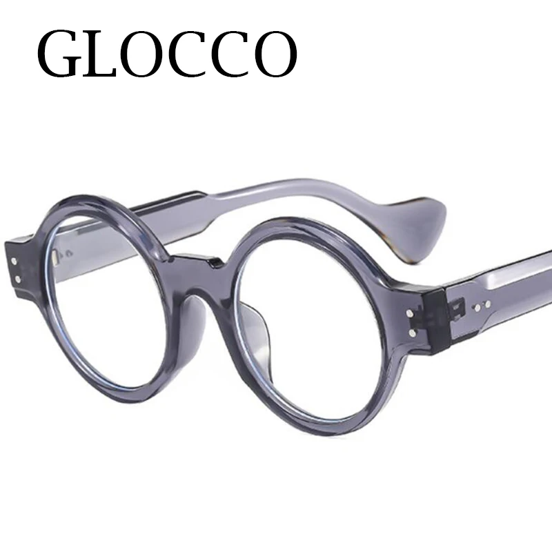 Fashion Green Round Reading Glasses Trend Women Brand Big Frame Colorful Eyewear Anti Blue Light Prescription Glasses Diopter -3 3