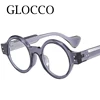 Fashion Green Round Reading Glasses Trend Women Brand Big Frame Colorful Eyewear Anti Blue Light Prescription Glasses Diopter -3 3