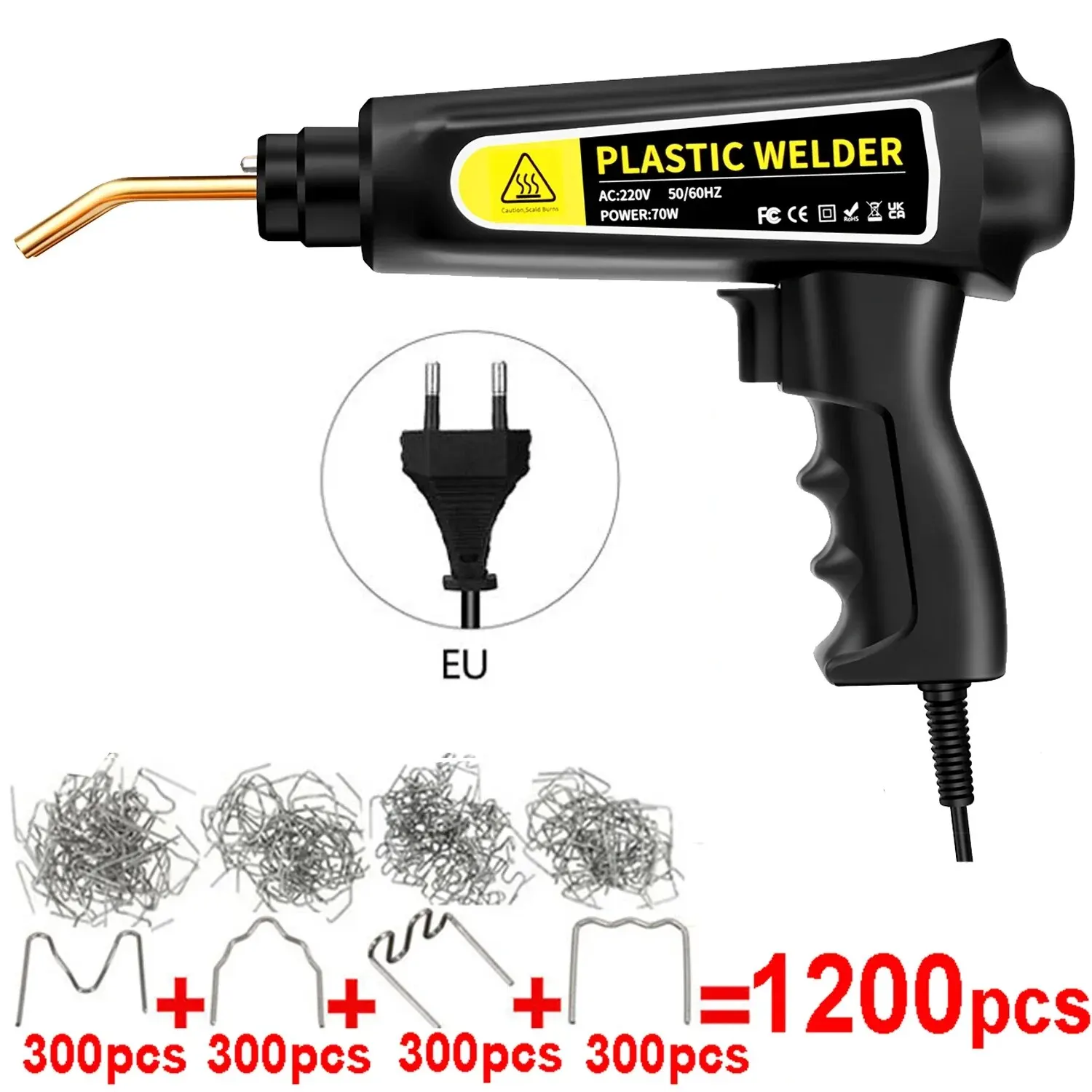 Heat Gun Plastic Welder & Bumper Repair Kit