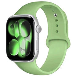 Premium Silicone Sport Band for Apple Watch - Flexible and Durable Strap (1 mint)