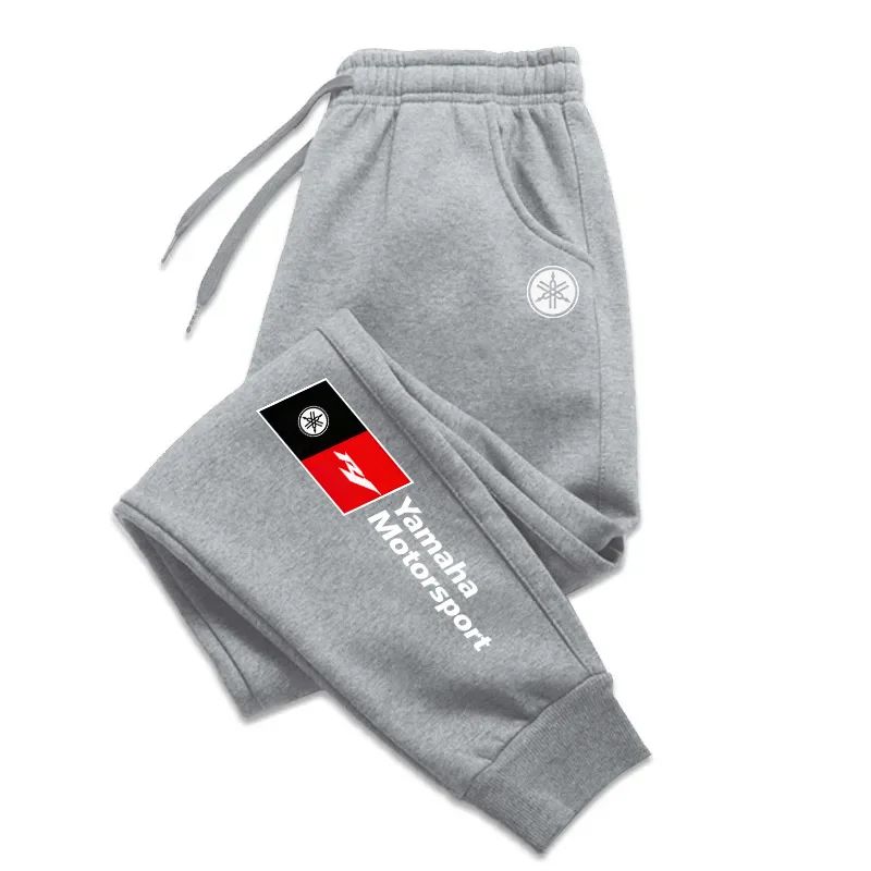Yamaha Racing Men's Solid Color Sport Pants, Fashionable Autumn/Winter Style, Trendy Design, 2026 Men's Wear 2