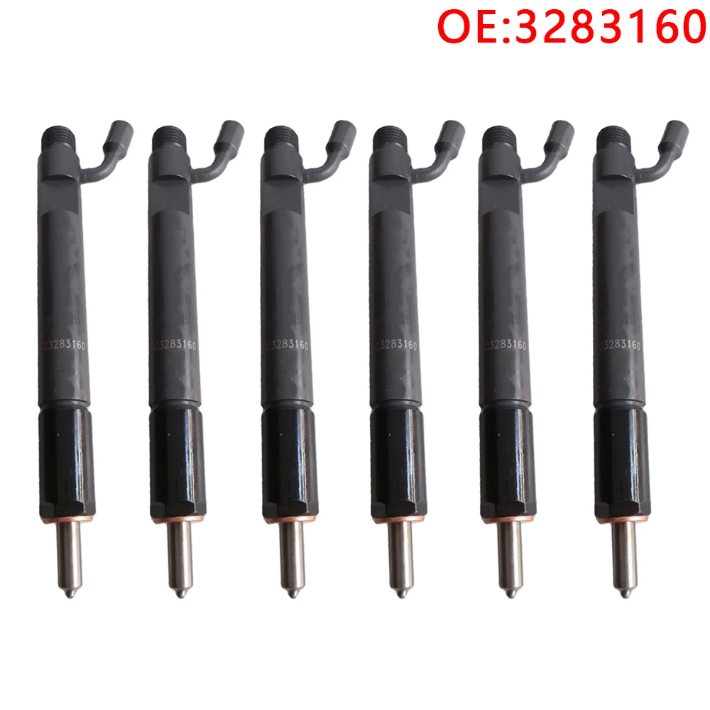 For 6 Stuks Brandstofinjectoren 3283160 C3283160 Voor Cummins C8.3l 6c 6ct 6cta 6Ctaa Motor 0432191592 2uo130201b Bg2x 9e527