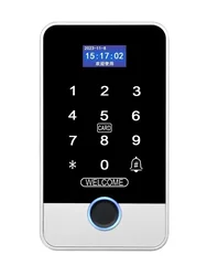Waterproof Moble APP Fingerprint NFC Access Controller RFID Keyboard Touch Keypad System WG26 Smart APP Remote Door Opener